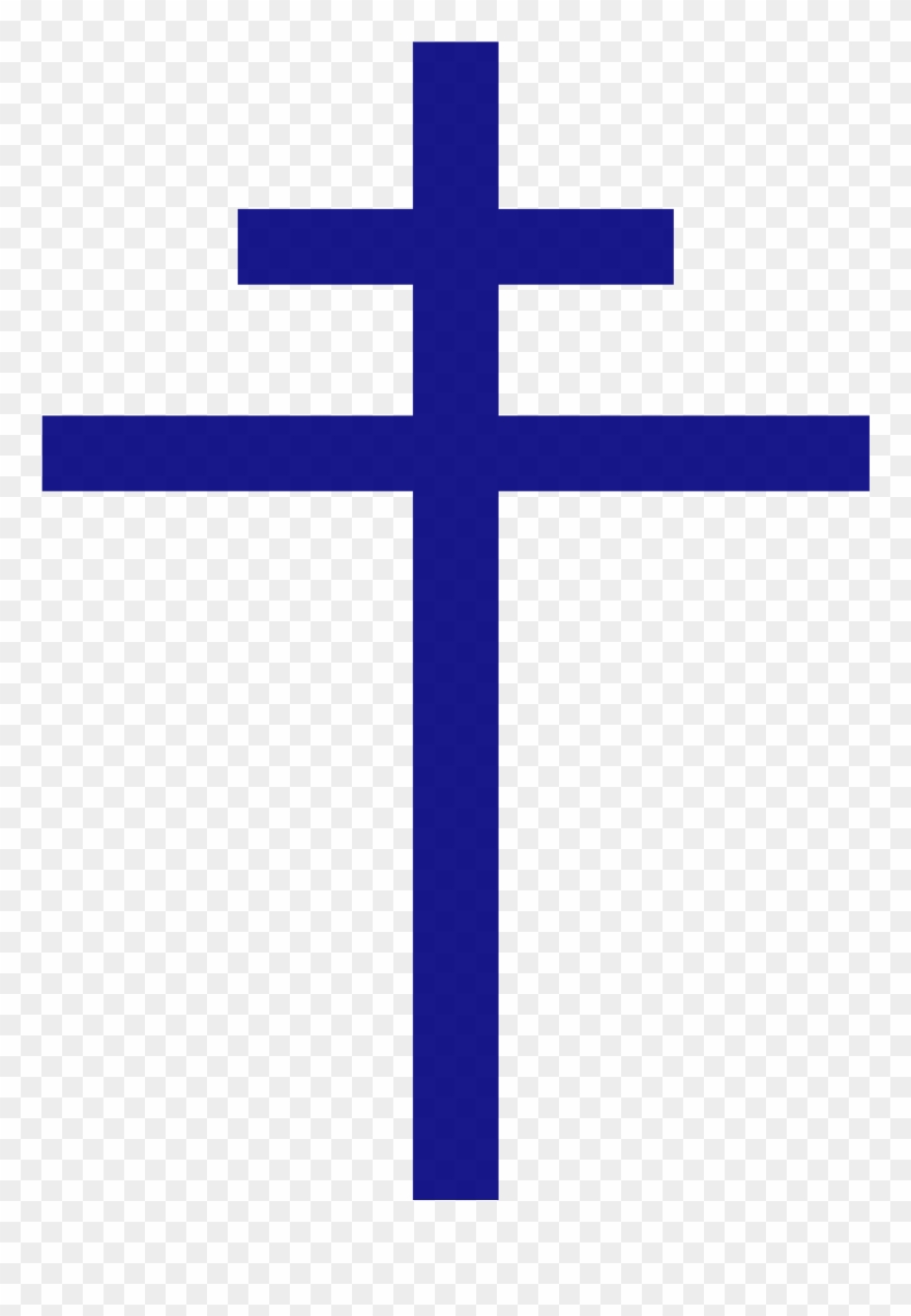 File - Patriarchscross - Svg - Wikimedia Commons - Krzyż Patriarchalny Clipart