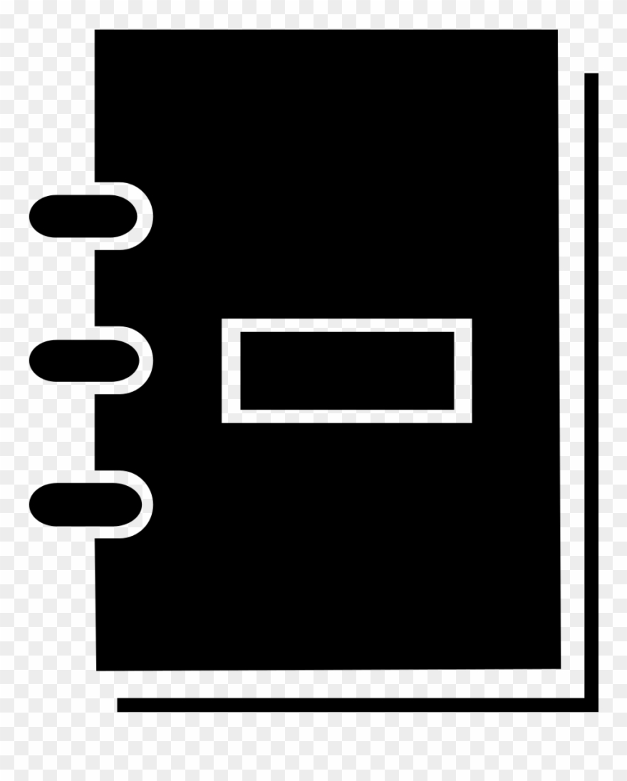 Fieldnotes Icon - Diary Icon Vector Clipart