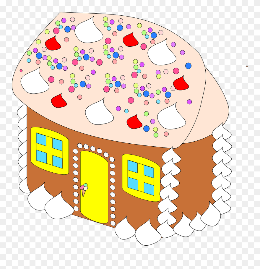 File - Sweet House - Svg - Sweet House Clipart - Png Download