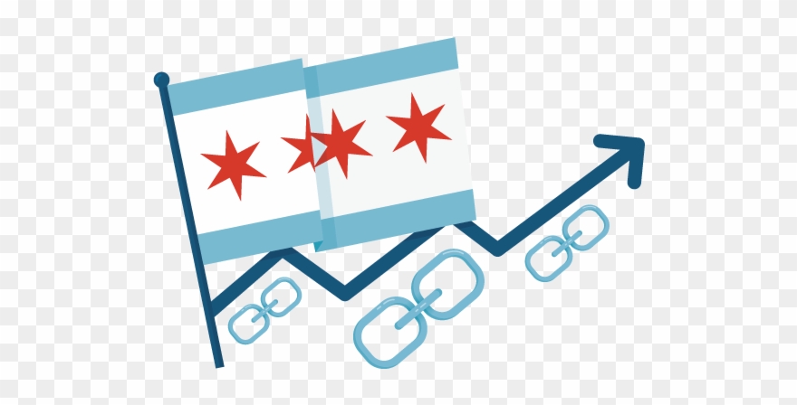 Chicago Flag Graphic - Digital Third Coast Clipart