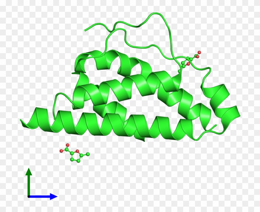 Ribbon Structure Of 4nej Clipart