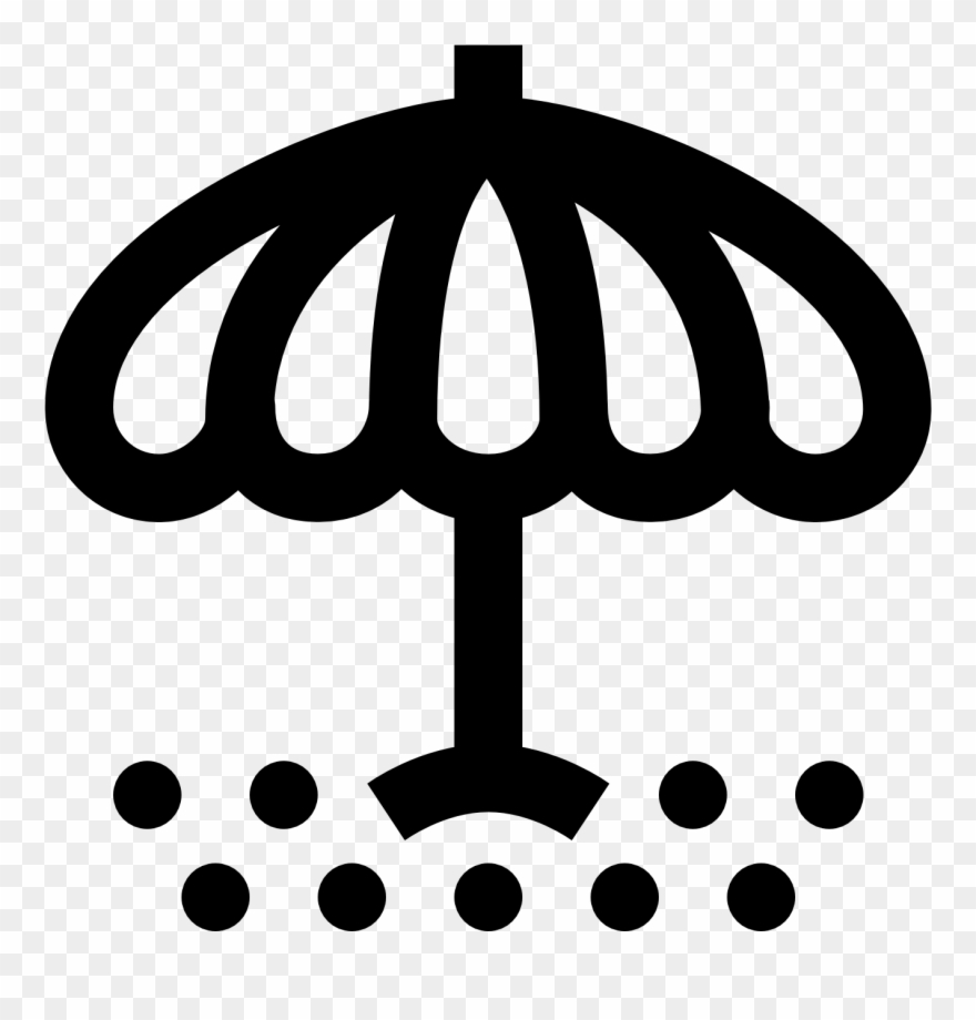 Beach Umbrella Icon - Rs 449 Pinout Clipart