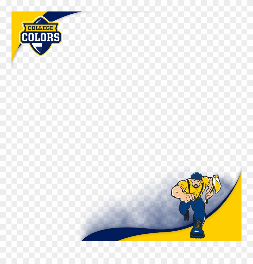 We Kicked Off The Month With College Colors Day - Nothern Arizona Lumberjacks, Blue Clipart