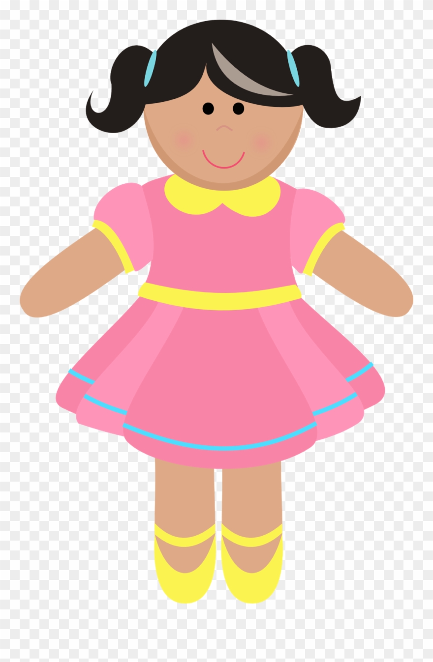 Montando A Minha Festa Imagens Boneca De - Doll Clip Art Png Transparent Png