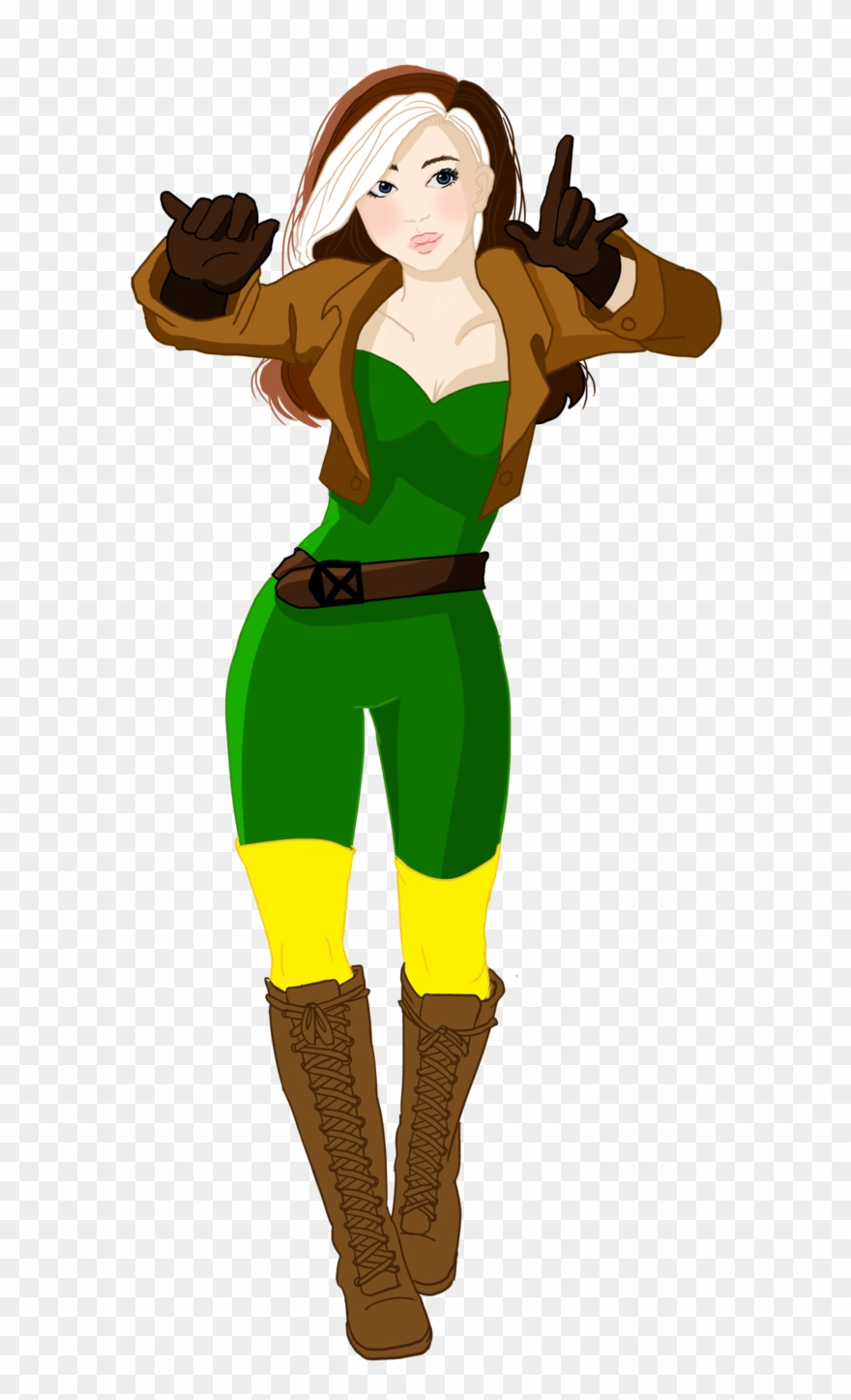 Rogue, From X-men - Rogue Clipart