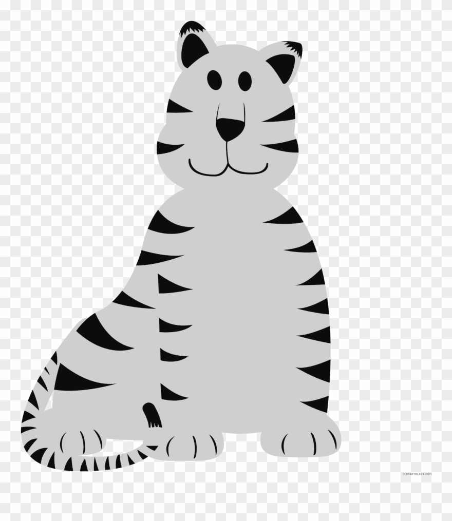 Picture Royalty Free Baby Tiger Clipart - Animales Vector Png Transparent Png