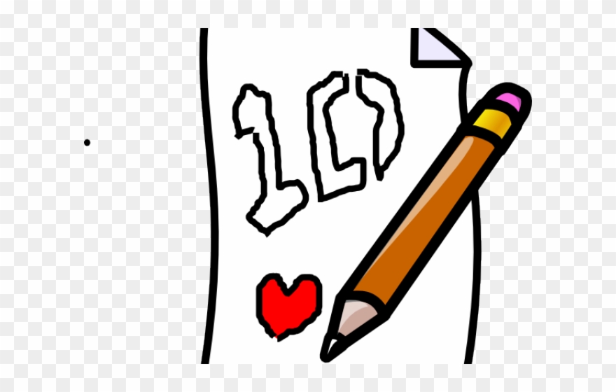 Pencil Drawing On Paper Clipart