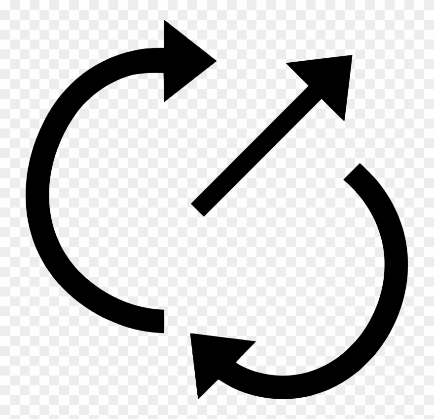 2011 Attraction Repulsion Direction Arrows - Scalable Vector Graphics Clipart