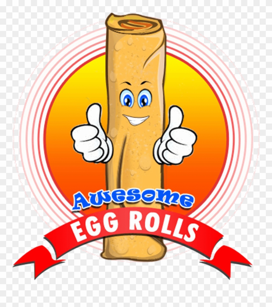 942 Awesome Egg Rolls - Awesome Egg Rolls Clipart