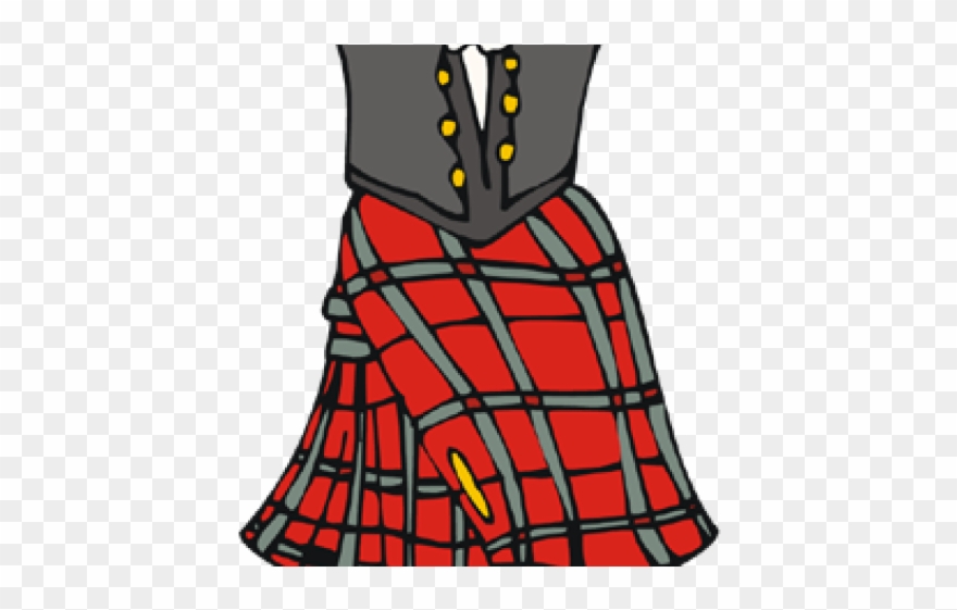 Scotland Clipart Kilt - Tartan - Png Download