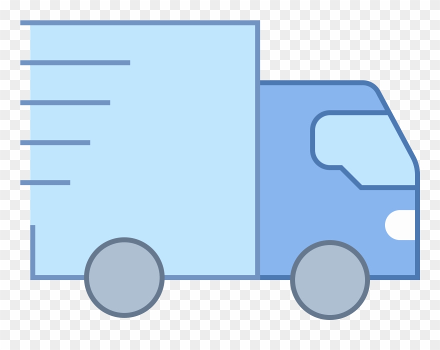 It's A Drawing Of A Moving Van - Icon Clipart