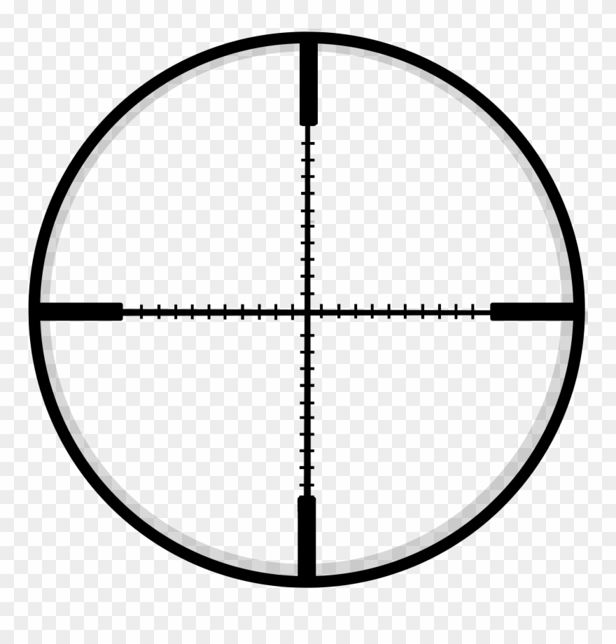 Ar-15 Guns Cliparts - Telescopic Sight - Png Download