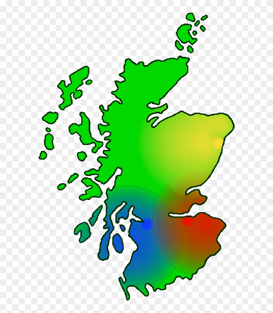 Commandery Of - Dalriada - Scotland Map Vector Clipart