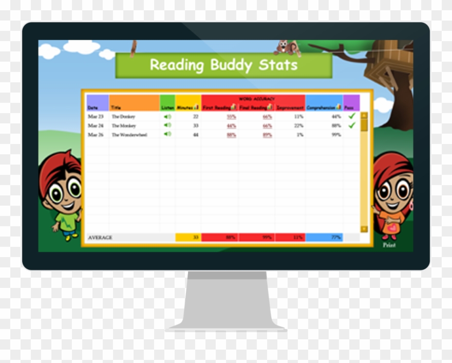 Elegant The Smart Parentus Choice With Buddies Words - Led-backlit Lcd Display Clipart