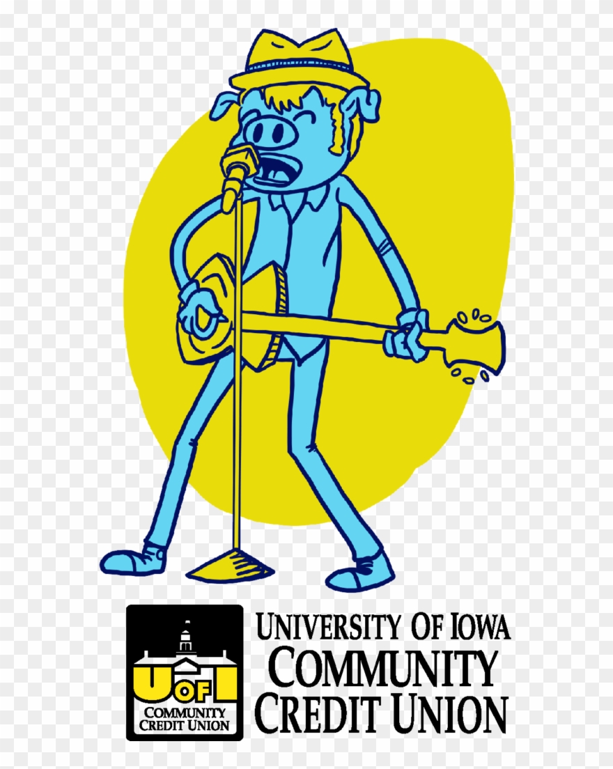 This Is A Blues Festival, So We Get The Best Blues-inspired - University Of Iowa Community Credit Union Logo Clipart