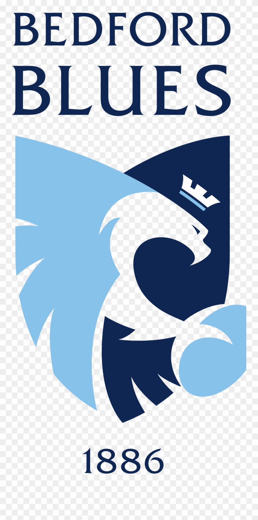 Bedford Blues Rugby Logo Clipart