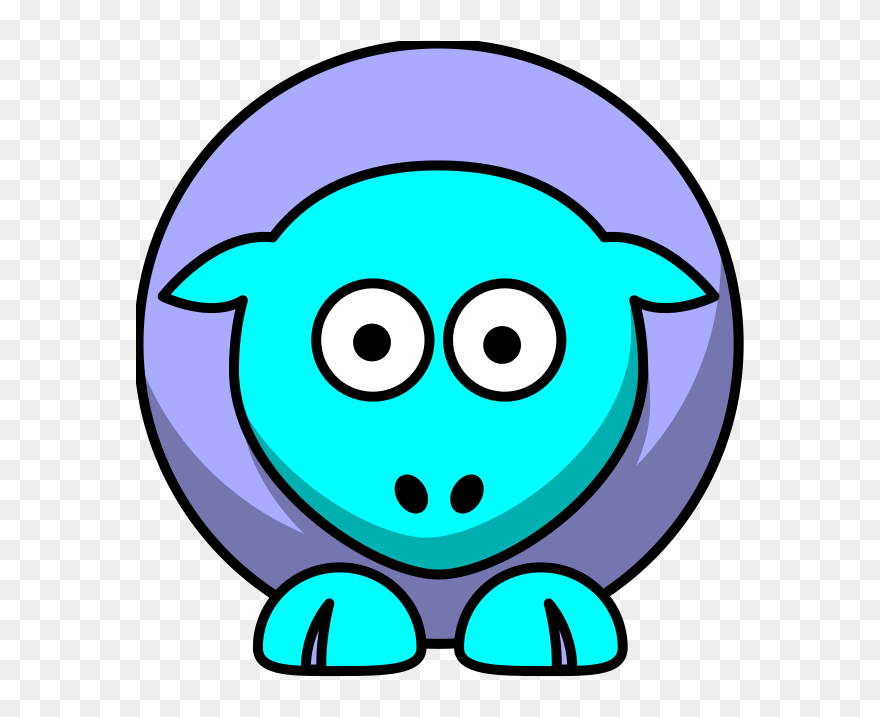 Yellow Sheep Clipart - Png Download