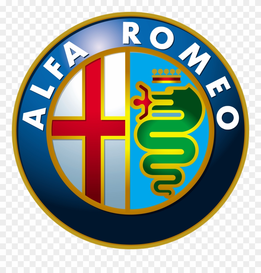Alfa Romeo Logo Moon Logo Black Spider With A Red Q - Alfa Romeo Logo .png Clipart