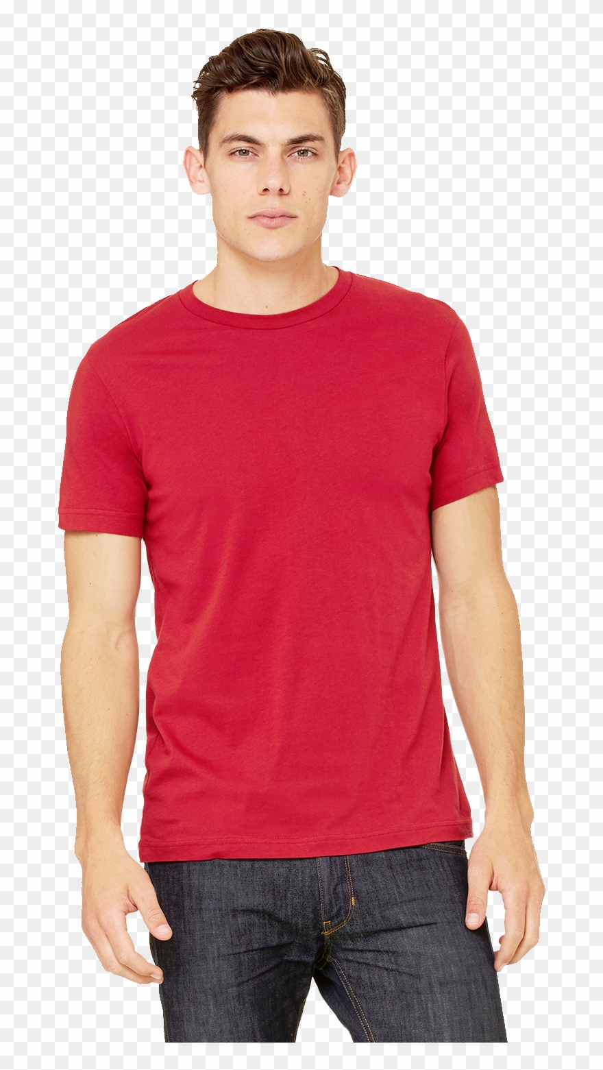 Gildan Heavy Cotton™ - Bella Canvas 3001u Red Clipart