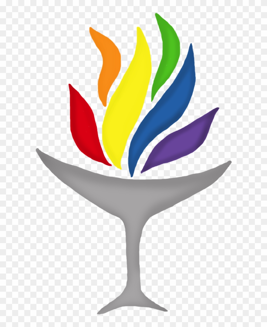 Rainbow Chalice Flaming Chalice Png Clipart (1046950) PinClipart