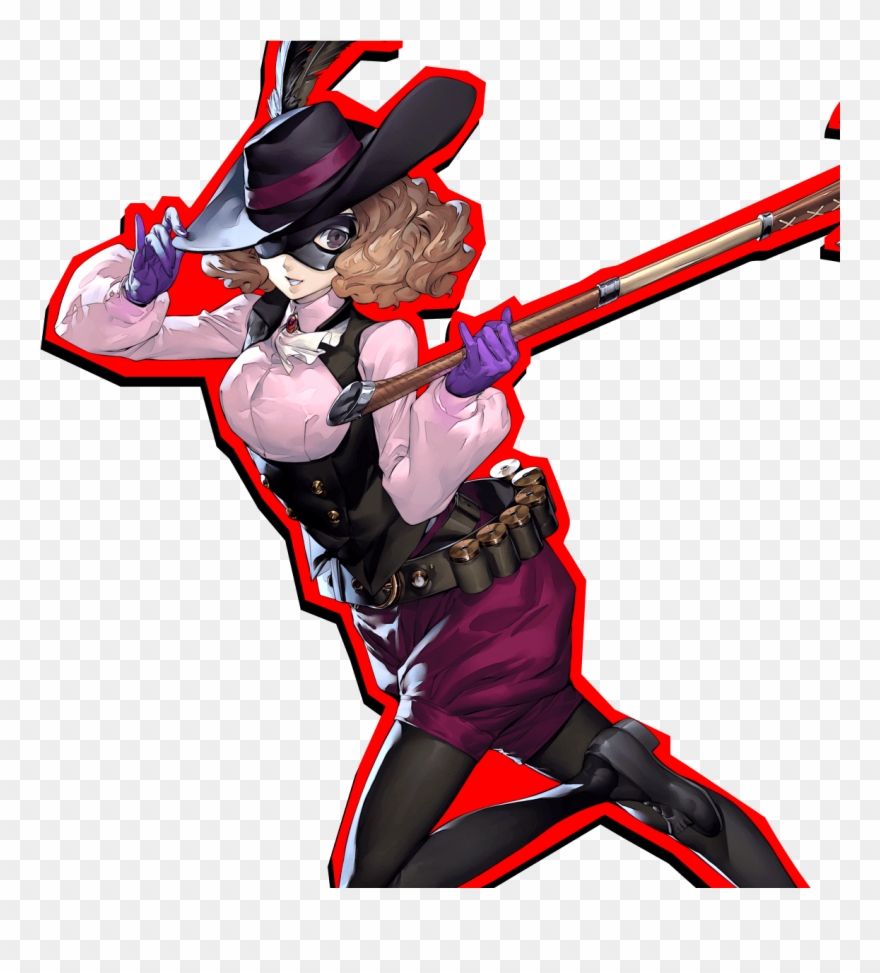 To Become Opera Singer - Persona 5 Haru Okumura Cosplay Costume Clipart