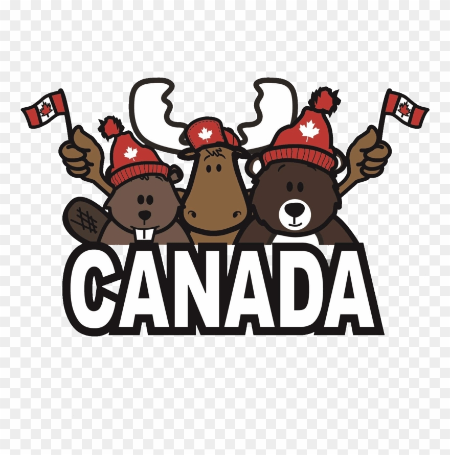 Bear Canada - Printed T-shirt - Souvenirs Caribou Clipart