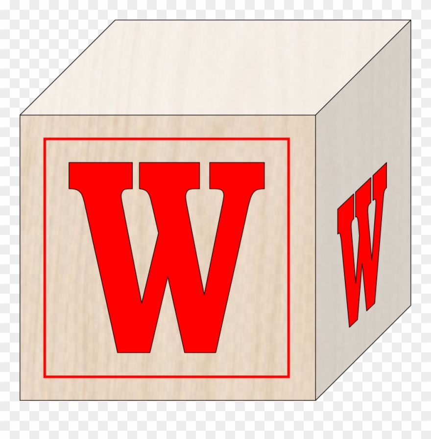 Blocks W Image - W Blocks Clipart