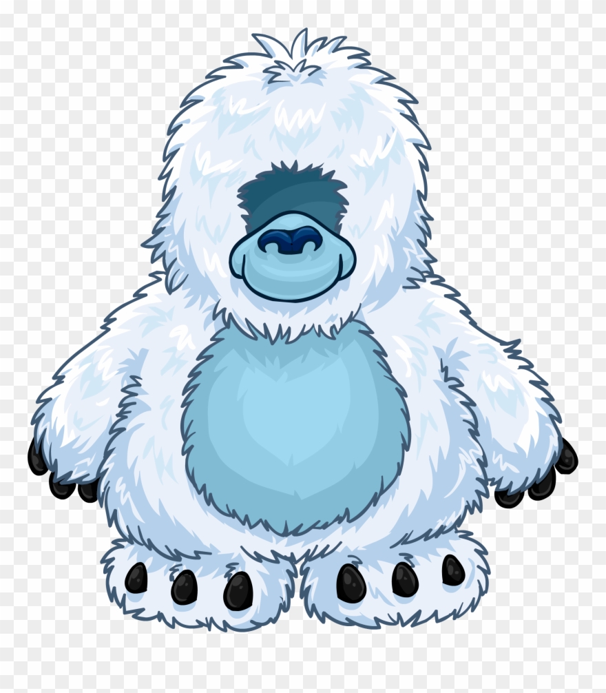 Yeti Costume - Club Penguin Yeti Clipart