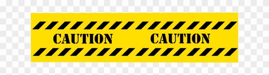Images Of Caution - Barricade Tape Clipart