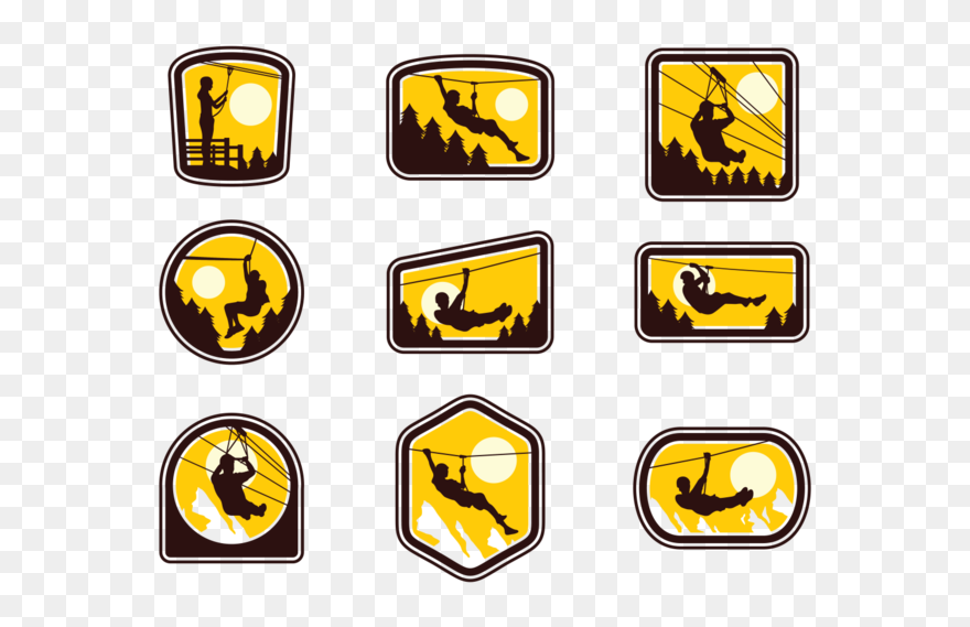 Pin Ziplining Clipart - Clip Art - Png Download
