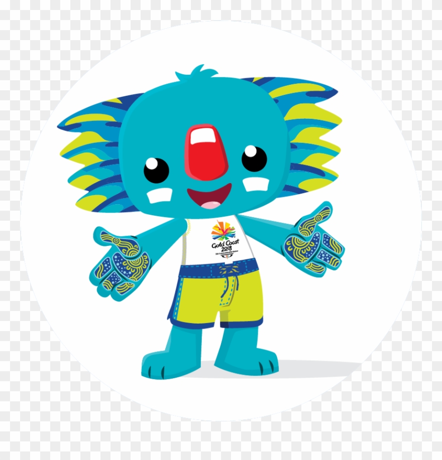 Coast Clipart Transparent Nature - Ra Mint Xxi Commonwealth Games Borobi 2018 Colored - Png Download