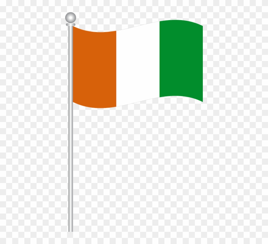 Ivory Coast Flag Png Transparent Images - Le Drapeau De La Côte D Ivoire Clipart