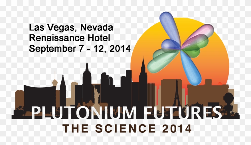 Plutonium Futures - Stickertalk 10in X 2.5in Las Vegas Skyline Sticker Clipart