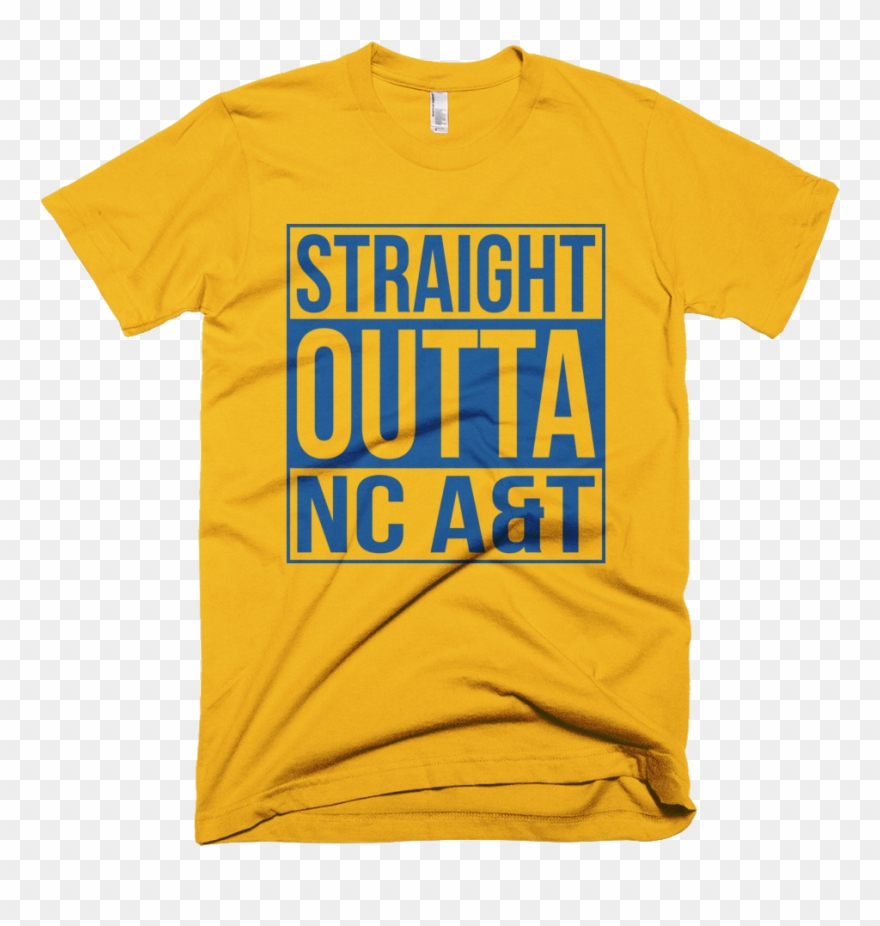 Straight Outta A Shirt Theology Apparel Png Ncat State - Nc A&t Shirts Clipart