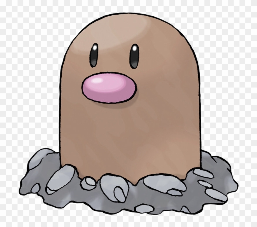 Diglett - Diglett Pokemon Clipart