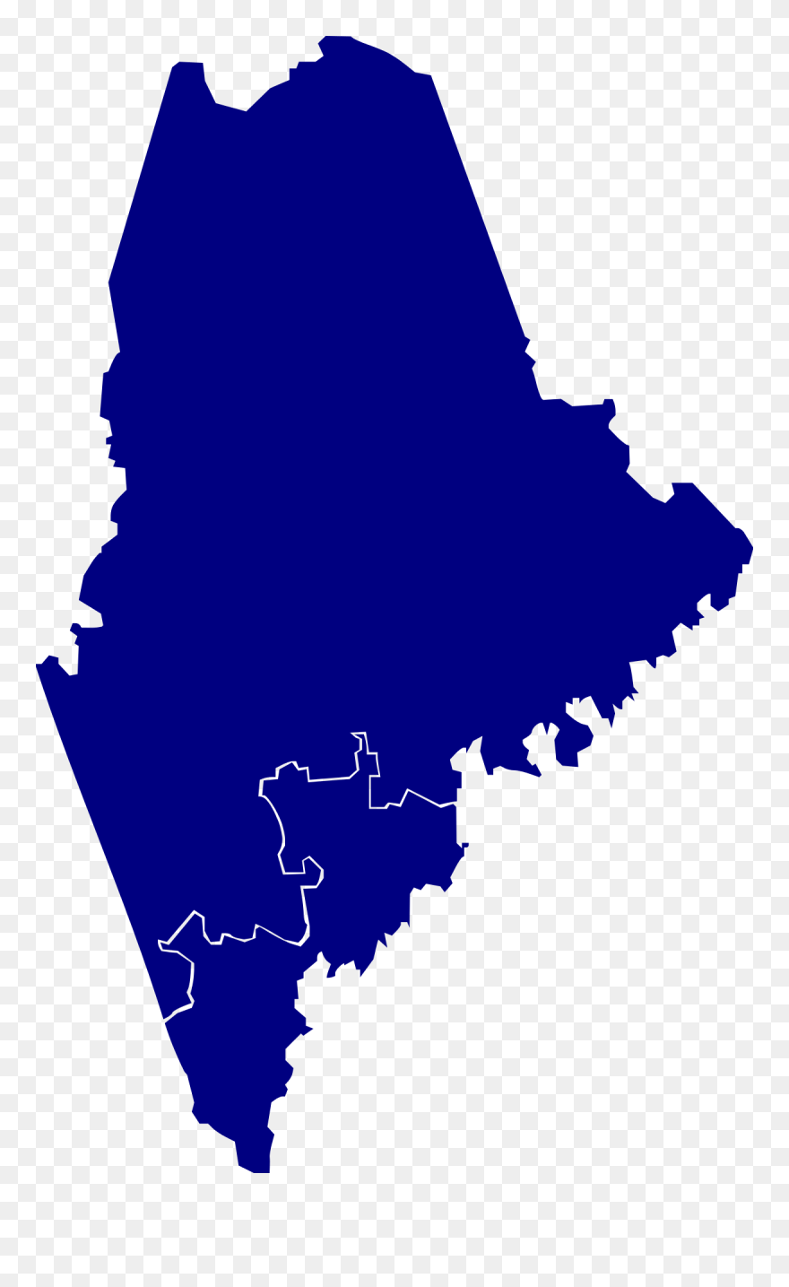 2010 House Elections Maine - State Of Maine Svg Clipart