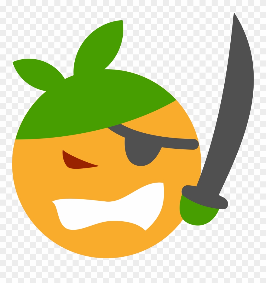 Smiley Clem Pirate - Icon Clipart