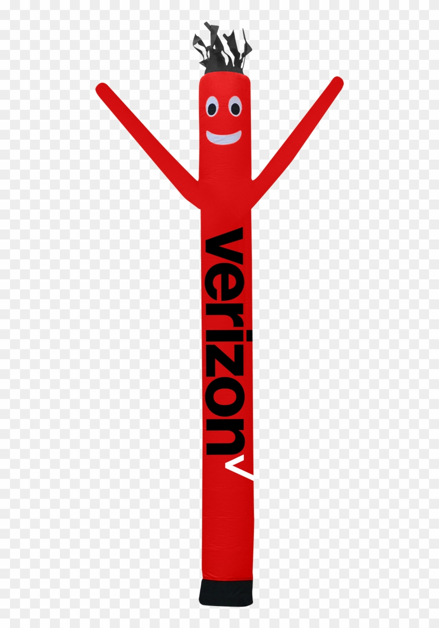 10ft Red Air Dancer Verizon Wireless - Tube Man Clipart