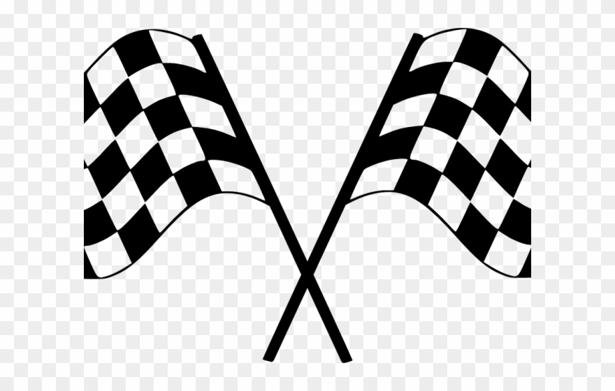Finish Line Clipart Start To Finish - Checkered Flag - Png Download