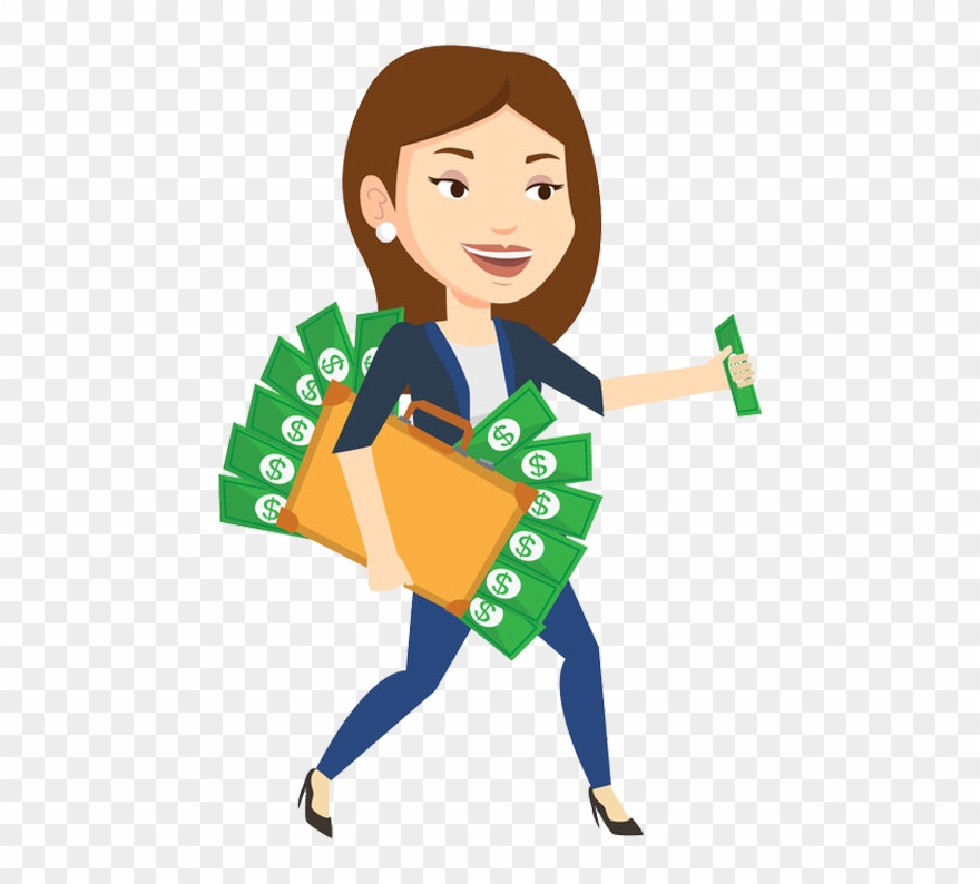 Property Tax Update - Business Woman Cartoon Running Clipart