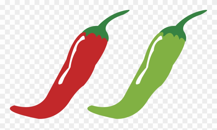 Pepper Clipart Serrano Pepper - Chili Pepper Clipart - Png Download