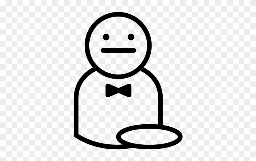 Butler Rubber Stamp - Child Clipart