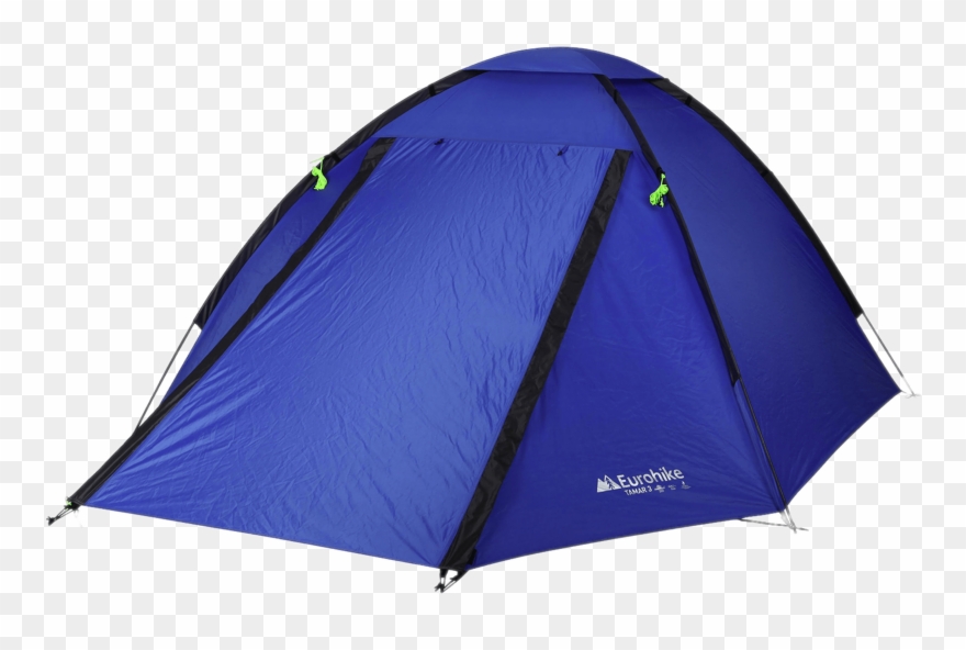 Tent Transparent Background Clip Art Black And White - Eurohike Tamar 3 Man Tent - Blue - Png Download