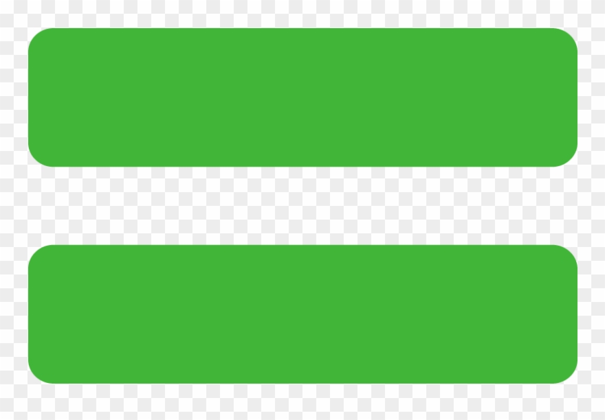 Equals Sign - Parallel Clipart