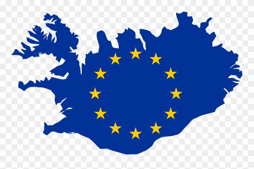 Open - Iceland Map Clipart