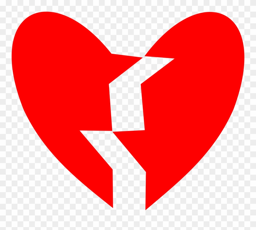 Clipart Heart Broken Black And White Puzzle Clip Art - Broken Heart Png Transparent Png