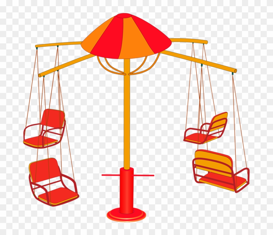 Brinquedo De Parque Wonderland, Coloring Pages, Scrapbook, - Juego De Sillas Voladoras Clipart