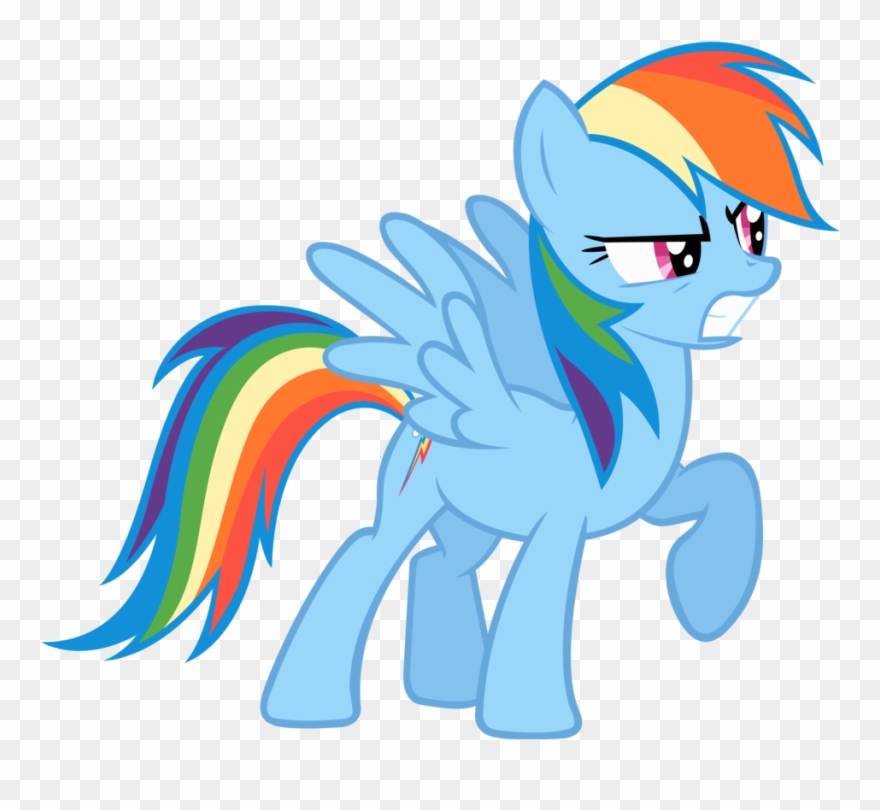 Uploaded - Rainbow Dash Vector Clipart