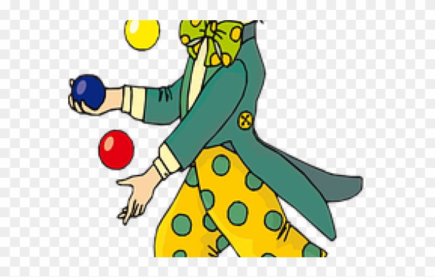 Clown Juggling Clipart - Png Download