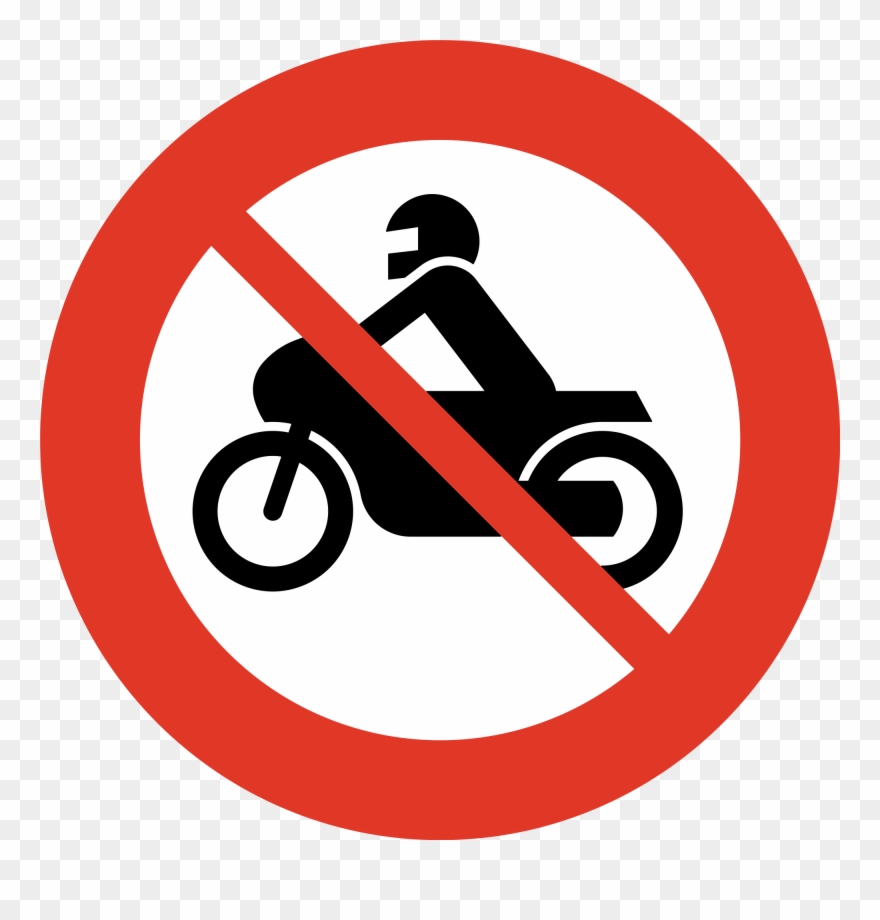 Open - No Parking Two Wheeler Clipart